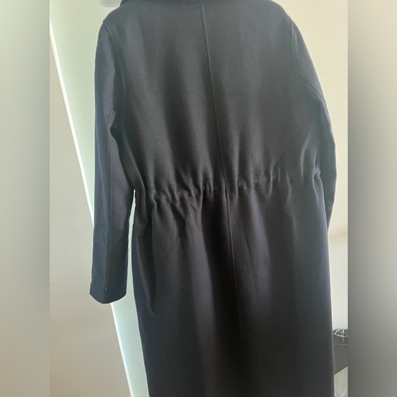 100% Wool navy Women winter coat XS - Picture 3 of 7